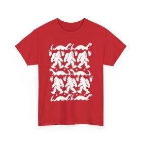 🦶🦕🎄 Bigfoot & Nessie Ugly Christmas T-Shirt – Believe in Holiday Legends