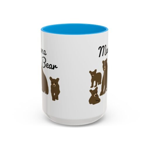 🧸 Mama Bear Color Accent Mug – Fierce Sips, Cozy Vibes - Image 21