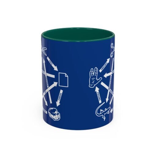 ☕🖖🪨📄✂️🦎 Rock Paper Scissors Lizard LLAP Color Accent Mug – Sip Long and Prosper - Image 21