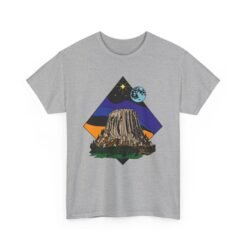 🗻🔥 Devil’s Tower Unisex T-Shirt – Mysterious Monument, Legendary Vibes