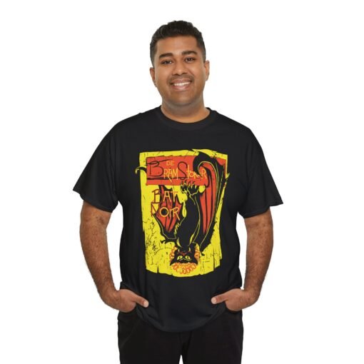 🦇🎩 Bat Noir Unisex T-Shirt – Dark Wings, Classic Mystery - Image 6