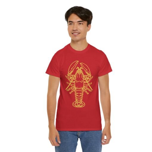 🦞 Outlined Lobster Unisex T-Shirt – Simple, Bold, and a Little Bit Snappy - Image 7