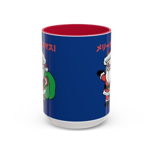 ☕ Kawaii Santa Color Accent Mug – メリークリスマス with Every Sip - Image 45