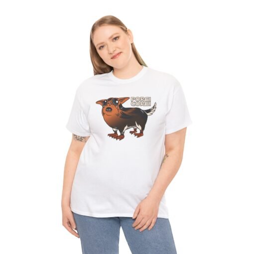 🐶🐧✨ Porgi Corgi Unisex T-Shirt – The Cutest Galactic Mix in the Universe - Image 3
