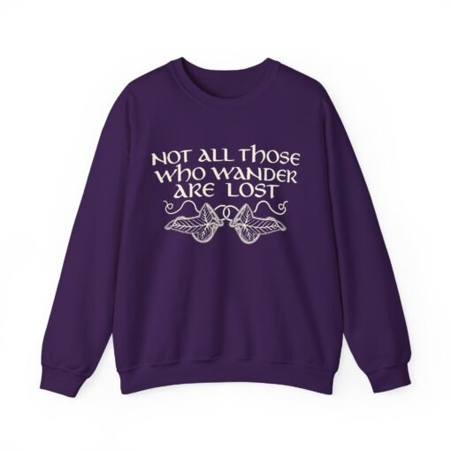 🌿 Not All Those Who Wander Are Lost Unisex Sweatshirt – Wander with Purpose - Image 17