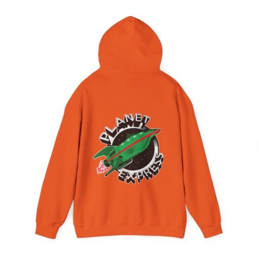 🚀 Planet Express Unisex Hoodie – Delivering Style from the 31st Century