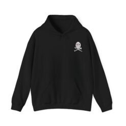 Alternative view of 🏴☠️🔪 Camp Slasher Unisex Hoodie – Jason’s Jolly Roger Edition