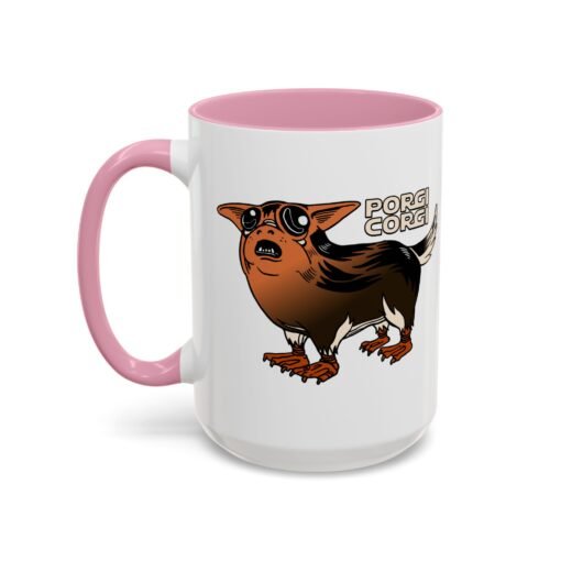 ☕🐶🐧✨ Porgi Corgi Color Accent Mug – Sip with Galactic Cuteness - Image 84