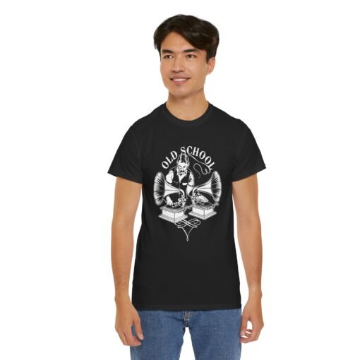 Old School DJ | Unisex | Heavy Cotton | T-Shirt | Music | Disc Jockey - Image 8
