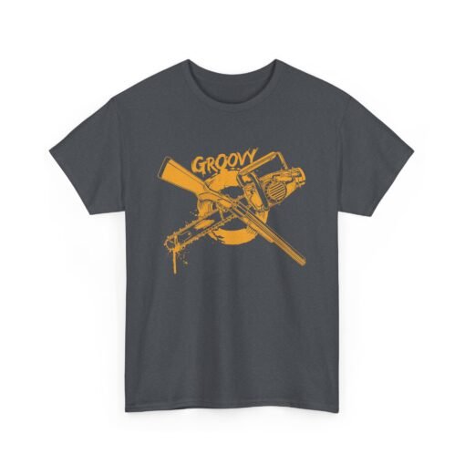 🪓🔫 Groovy Unisex T-Shirt – Hail to the King, Baby - Image 16