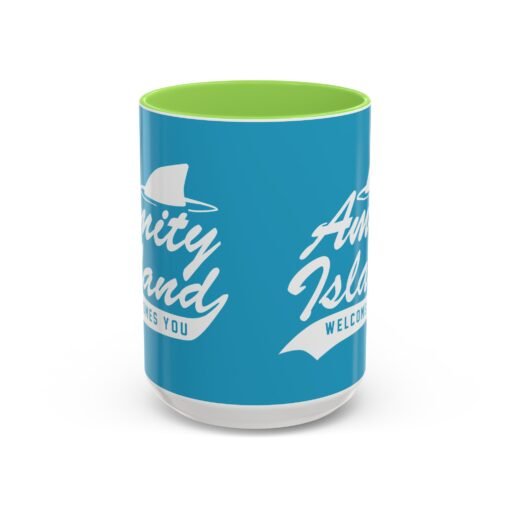 🦈 Amity Island Color Accent Mug – Welcomes You (and the Shark) - Image 41