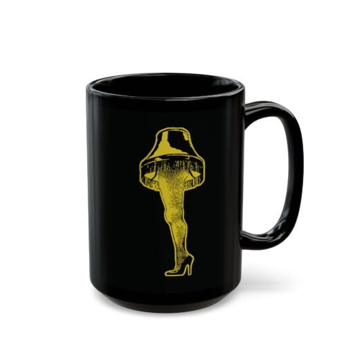 🎄🦵 Major Award Black Mug – Sip With a Touch of Glorious Glow - Image 11