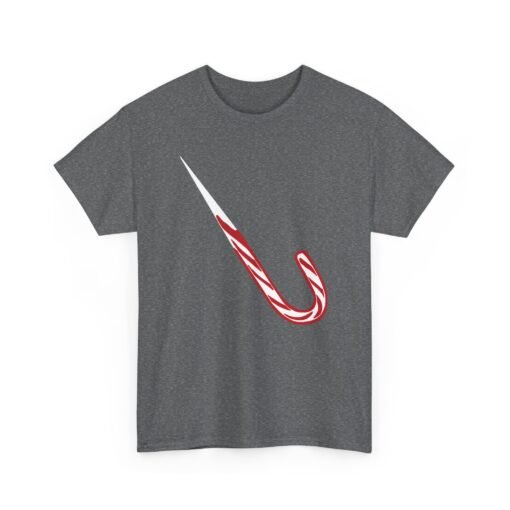 🍭🔪 Candy Cane Shiv Unisex T-Shirt – Sweet but Deadly Holiday Humor - Image 13