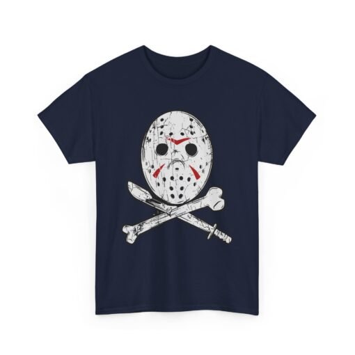 🏴‍☠️🔪 Camp Slasher Unisex T-Shirt – The Jolly Roger of Horror - Image 14