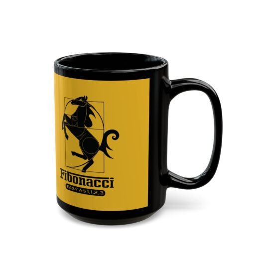 🏎️☕ Fibonacci Horsepower Black Mug – Precision Meets Speed - Image 8
