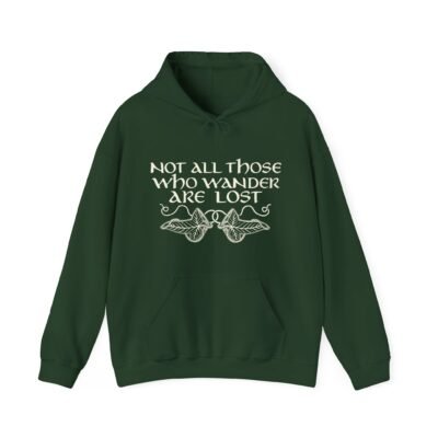 🌿 Not All Those Who Wander Are Lost Unisex Hoodie – For the True Adventurer