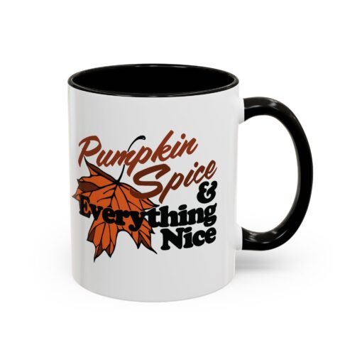 🎃☕ Pumpkin Spice & Everything Nice Accent Mug – Sip into Autumn - Image 6