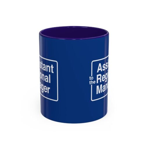 📛☕ Assistant to the Regional Manager Accent Mug – Sip Like It’s a Corporate Power Move - Image 2