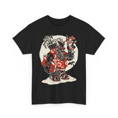 🏖️ Krampus Island Unisex T-Shirt – Naughty List, Meet Paradise