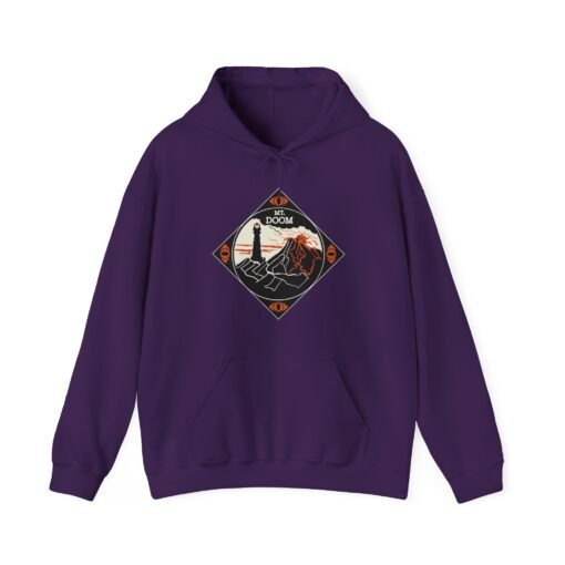 🔥 Mount Doom & Eye of Sauron Unisex Hoodie – Power, Style, and Shadow - Image 14