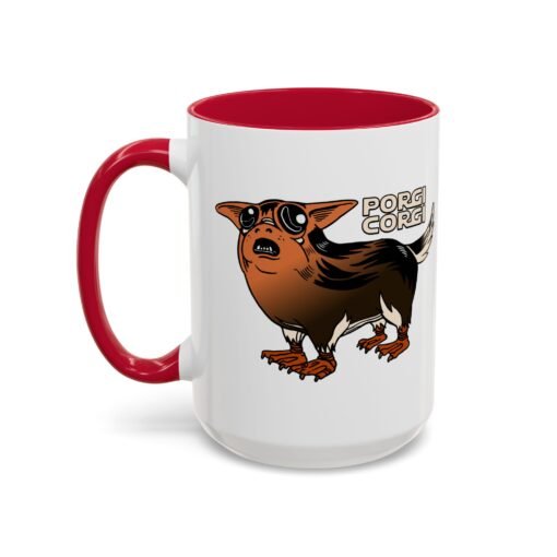 ☕🐶🐧✨ Porgi Corgi Color Accent Mug – Sip with Galactic Cuteness - Image 88