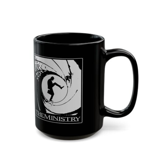🕴️ Ministry of Silly Walks x James Bond Black Mug – Sip with Style... and a Stumble - Image 6