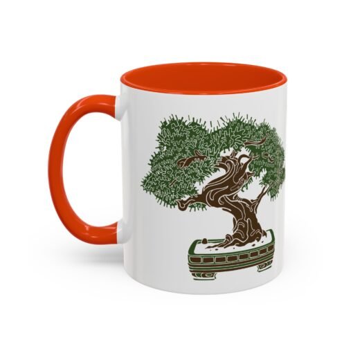 🌳 Bonsai Tree Accent Mug – Sip in Stillness - Image 36