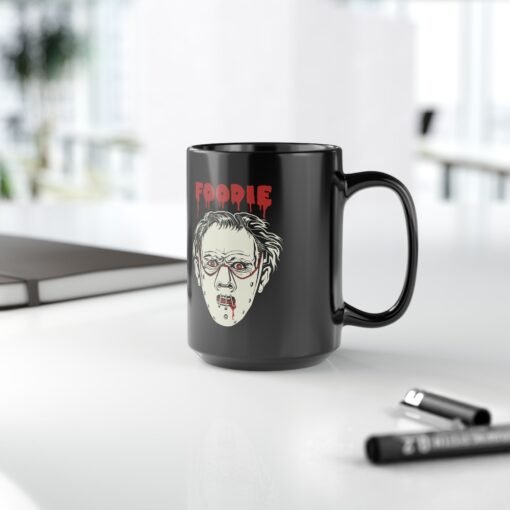 ☕ "Foodie" Black Mug – Sip with a Taste for the Twisted - Image 14