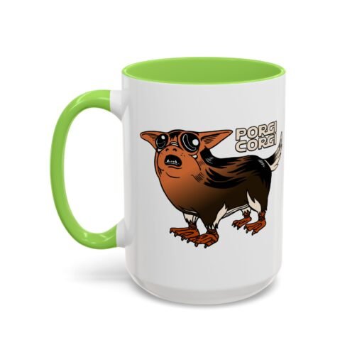 ☕🐶🐧✨ Porgi Corgi Color Accent Mug – Sip with Galactic Cuteness - Image 72