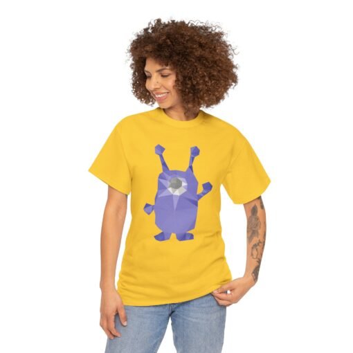 👽💜 One-Eyed Wonder Unisex T-Shirt – Cute, Cosmic, and Just a Little Weird - Image 5