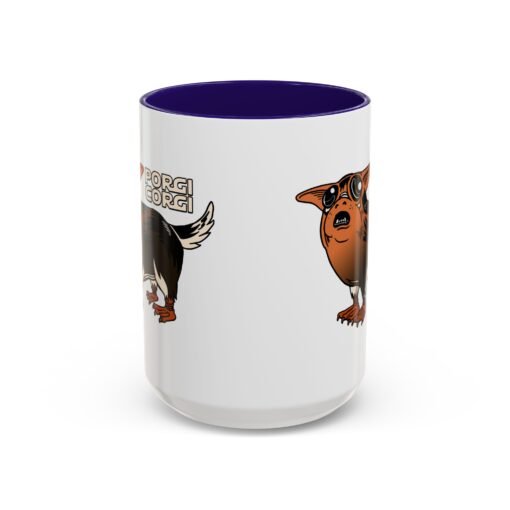 ☕🐶🐧✨ Porgi Corgi Color Accent Mug – Sip with Galactic Cuteness - Image 53