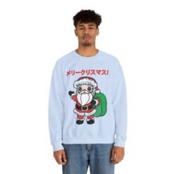 🎄 Kawaii Santa Unisex Sweatshirt – メリークリスマス, Cutified - Image 5