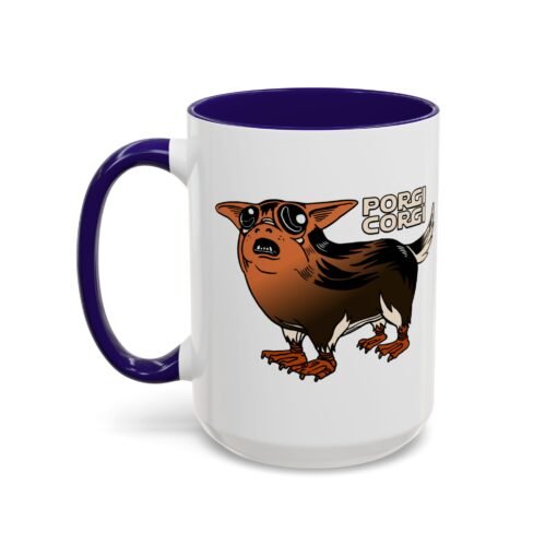 ☕🐶🐧✨ Porgi Corgi Color Accent Mug – Sip with Galactic Cuteness - Image 56