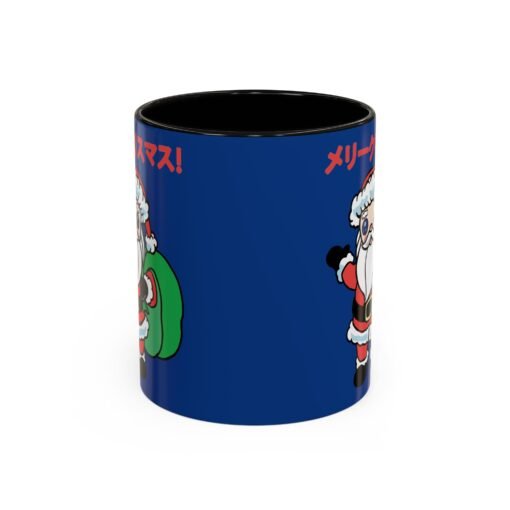 ☕ Kawaii Santa Color Accent Mug – メリークリスマス with Every Sip - Image 5