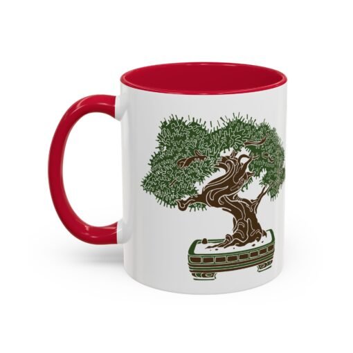 🌳 Bonsai Tree Accent Mug – Sip in Stillness - Image 44