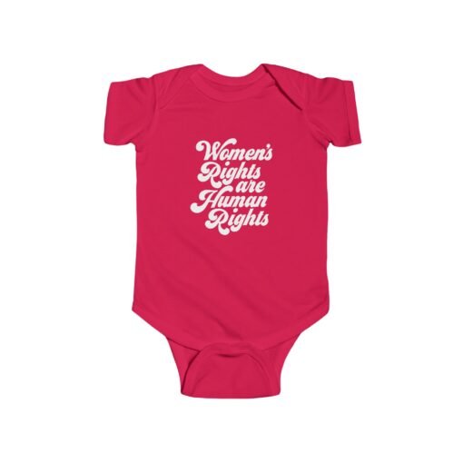 ✊💜 Women’s Rights Are Human Rights Baby Bodysuit – Tiny Size, Big Message - Image 18