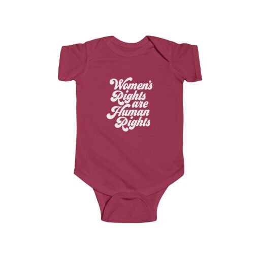 ✊💜 Women’s Rights Are Human Rights Baby Bodysuit – Tiny Size, Big Message - Image 19