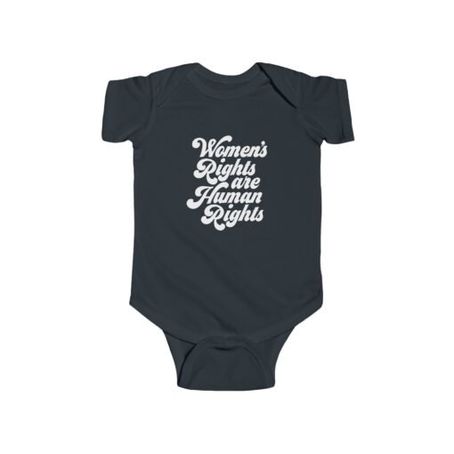 ✊💜 Women’s Rights Are Human Rights Baby Bodysuit – Tiny Size, Big Message - Image 12