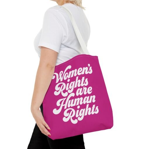 ✊💜 Women's Rights Are Human Rights Tote Bag – Equality On Your Shoulder - Image 20