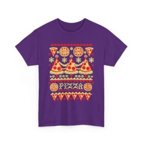 🍕🎄 Pizza Party Ugly Christmas Sweater T-Shirt – Extra Cheese, Please!