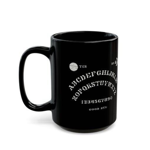 ☕🔮 Ouija Board Black Mug – Sip with a Spirit of Mystery - Image 9