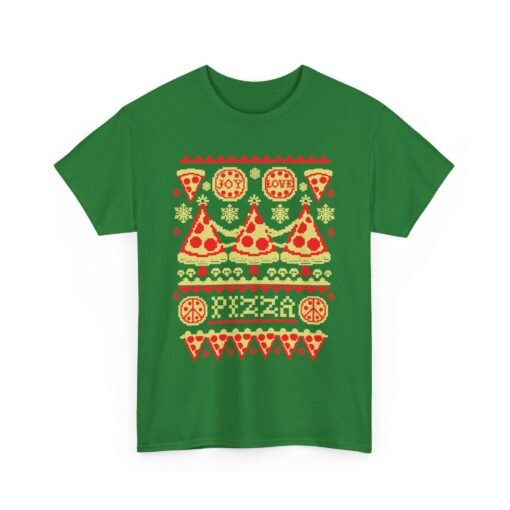 🍕🎄 Pizza Party Ugly Christmas Sweater T-Shirt – Extra Cheese, Please! - Image 14