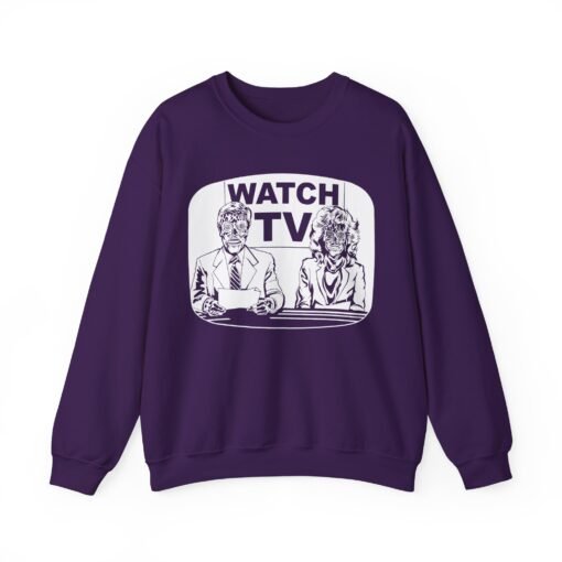 📺👽 Watch TV Unisex Sweatshirt – A Chilling Nod to They Live - Image 12