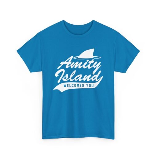 🦈 Amity Island Unisex T-Shirt – Welcomes You (And the Shark Too)