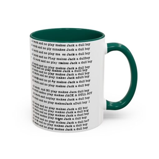 ☕ All Work and No Play Color Accent Mug – A Sip of Madness - Image 22