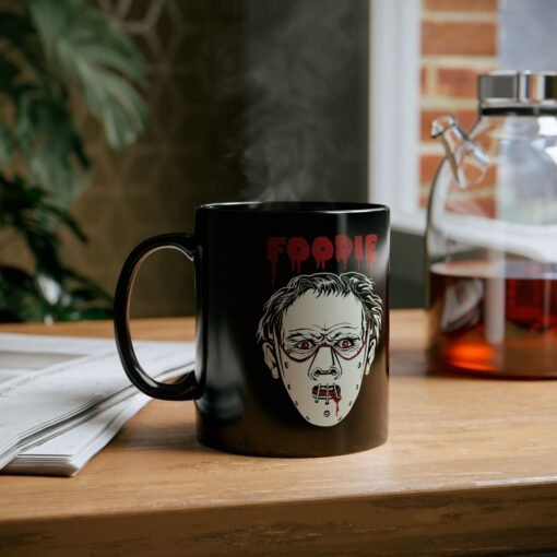 ☕ "Foodie" Black Mug – Sip with a Taste for the Twisted - Image 6