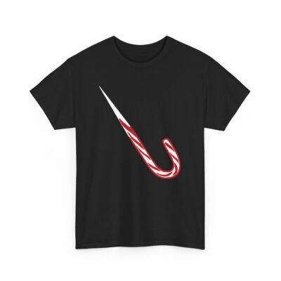 🍭🔪 Candy Cane Shiv Unisex T-Shirt – Sweet but Deadly Holiday Humor