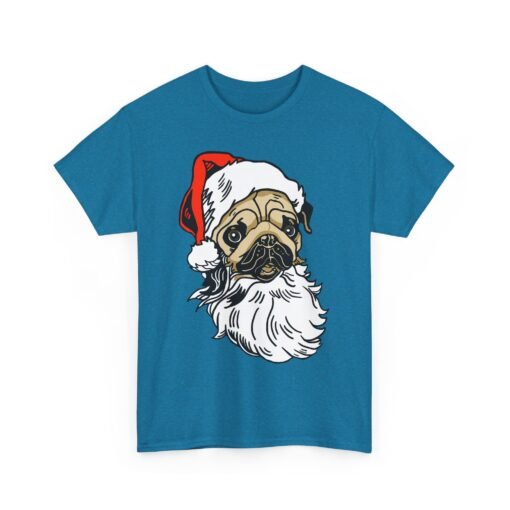 🎅🐾 Pug Santa Unisex T-Shirt – Ho Ho Hilarious Holiday Vibes - Image 15