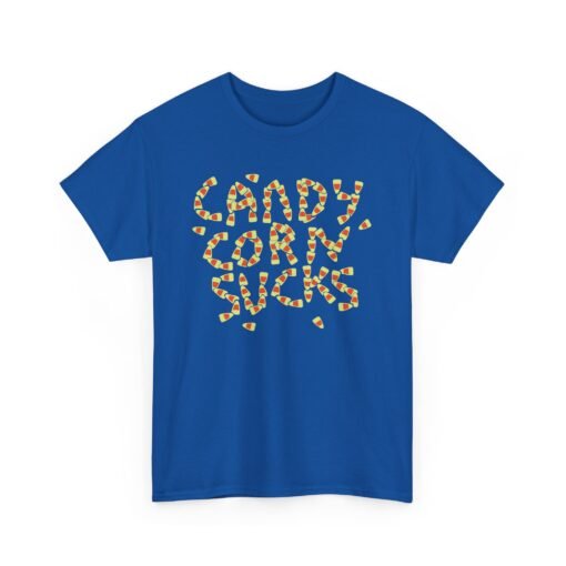 🍬🚫 Candy Corn Sucks Unisex T-Shirt – Sweet Font, Savage Truth - Image 18
