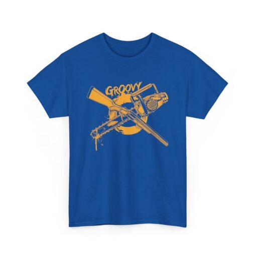 🪓🔫 Groovy Unisex T-Shirt – Hail to the King, Baby - Image 17